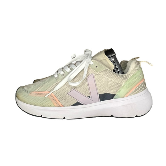 ***SOLD*** Womens Veja Condor 2 Alveomesh Natural Parme Sneakers Size 9 - Picture 1 of 6